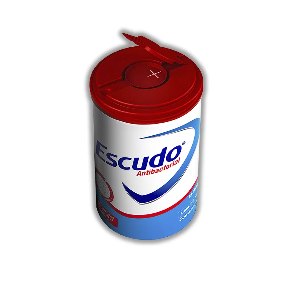 ESCUDO TOALLITAS 300 DESF MULTIUSOS C/300 SERVICIOS 17.8 X 20 CM