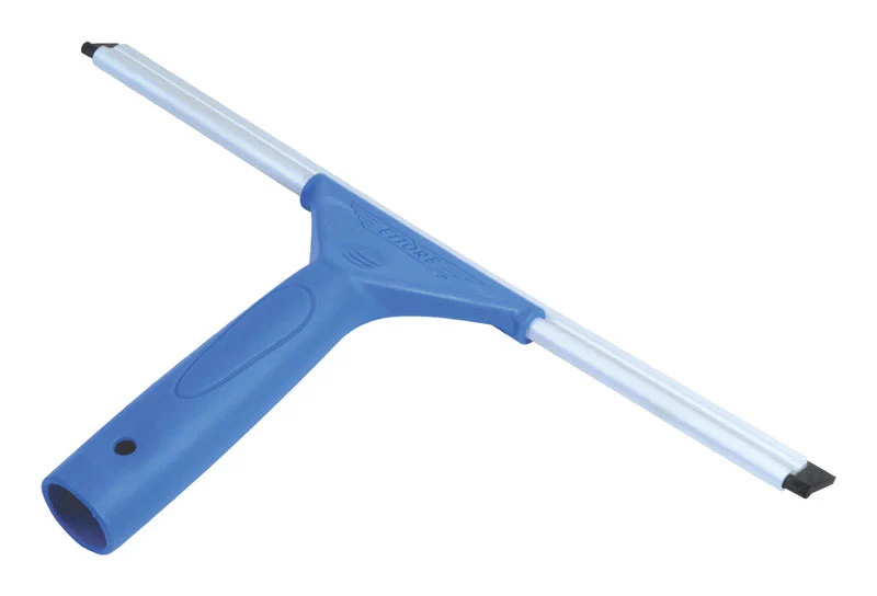 Escobilla de goma de plástico multiusos Ettore de 8 pulgadas - Caja abierta