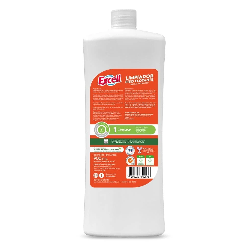 Limpiador Piso Flotante Almendra 900 Cc EXCELL