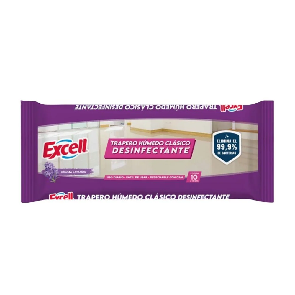 Trapero Húmedo Lavanda 10 Un EXCELL