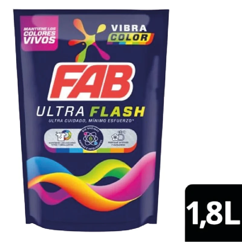 DETERG LIQUIDO FAB 1800ML ULTRA COLOR