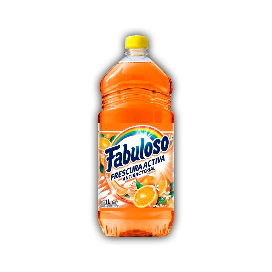 FABULOSO 1 LT ENERGIA NARANJA LIMPIADOR MULTIUSOS