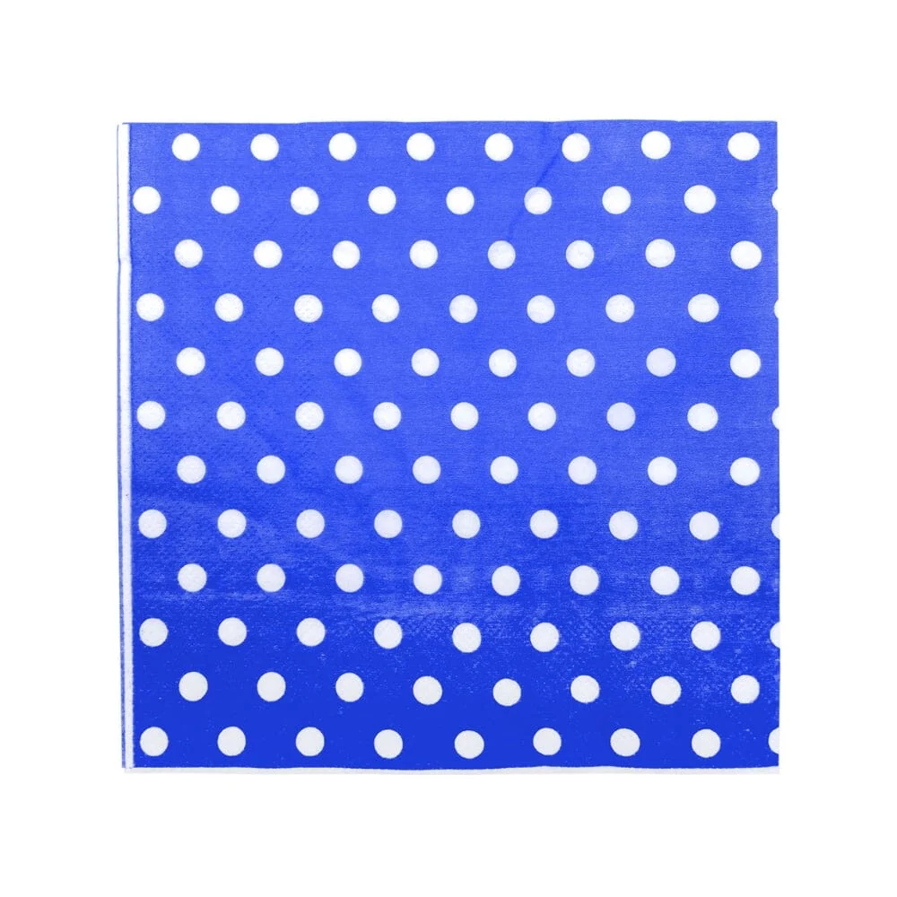 Servilleta Mesa Diseño 33x33 Azul 20 Un FECO