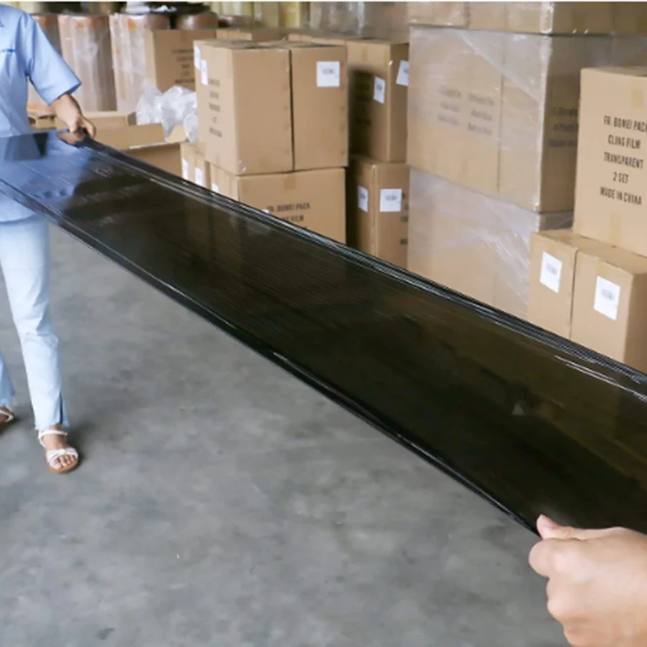 Film Stretch Transparente 240mtr 1,7 Kg Alusa Negra Embalaje