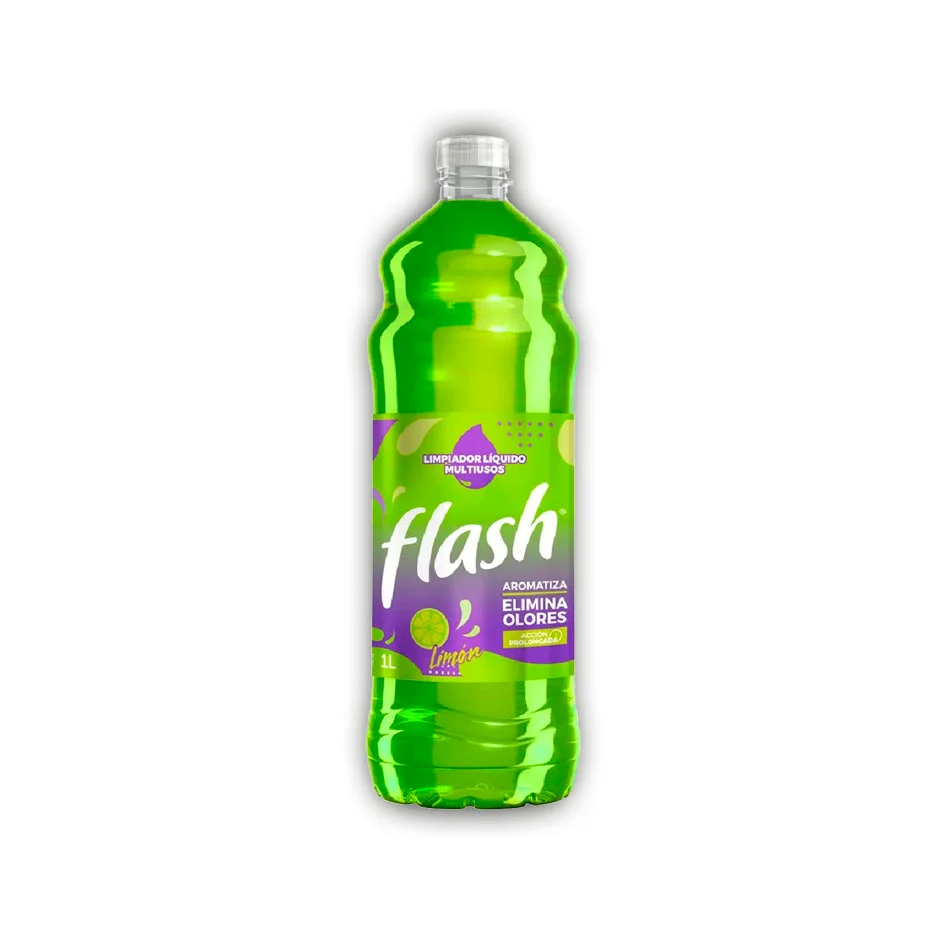 FLASH 828 ML LIMON LIMPIADOR MULTIIUSOS DESINFECTANTE