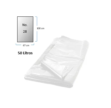 Bolsa Basura Calibre 28 5 Unidades Color Blanca Generico