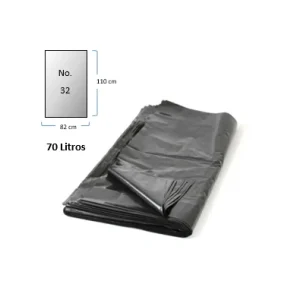 Bolsa Basura Calibre 32 5 Unidades Color Negra Generico