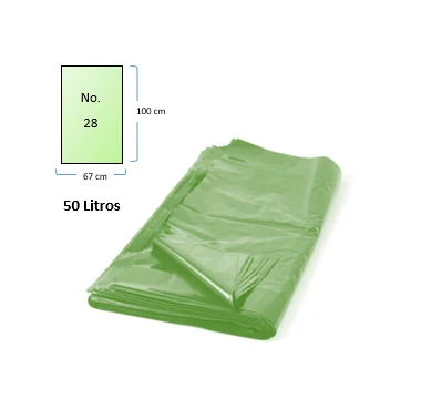 Bolsa Basura Calibre 28 5 Unidades Color Verde Generico