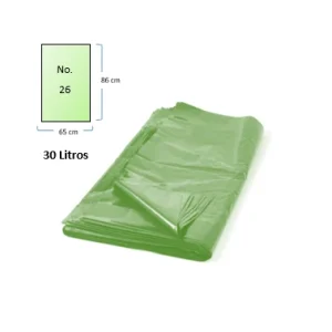 Bolsa Basura Calibre 26 5 Unidades Color Verde Generico