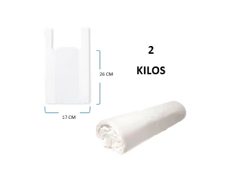 Bolsa Manija 2 kl x 100 Blanca Biodegradable Generico
