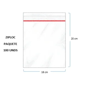 Bolsa Ziploc 18 x 20 Generico