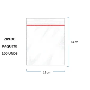 Bolsa Ziploc 12 x 14 Generico