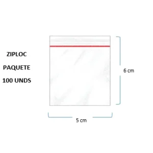 Bolsa Ziploc 5 x 6 Generico