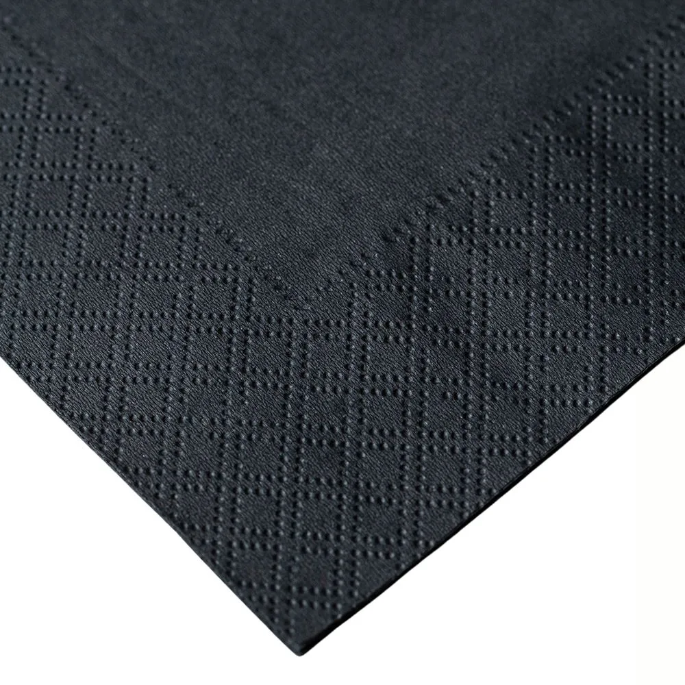 Caja Servilleta Mesa Premium Negra 40 X 40 Cms 24 Paquetes X 50 Unidades Lanfra GENERICO
