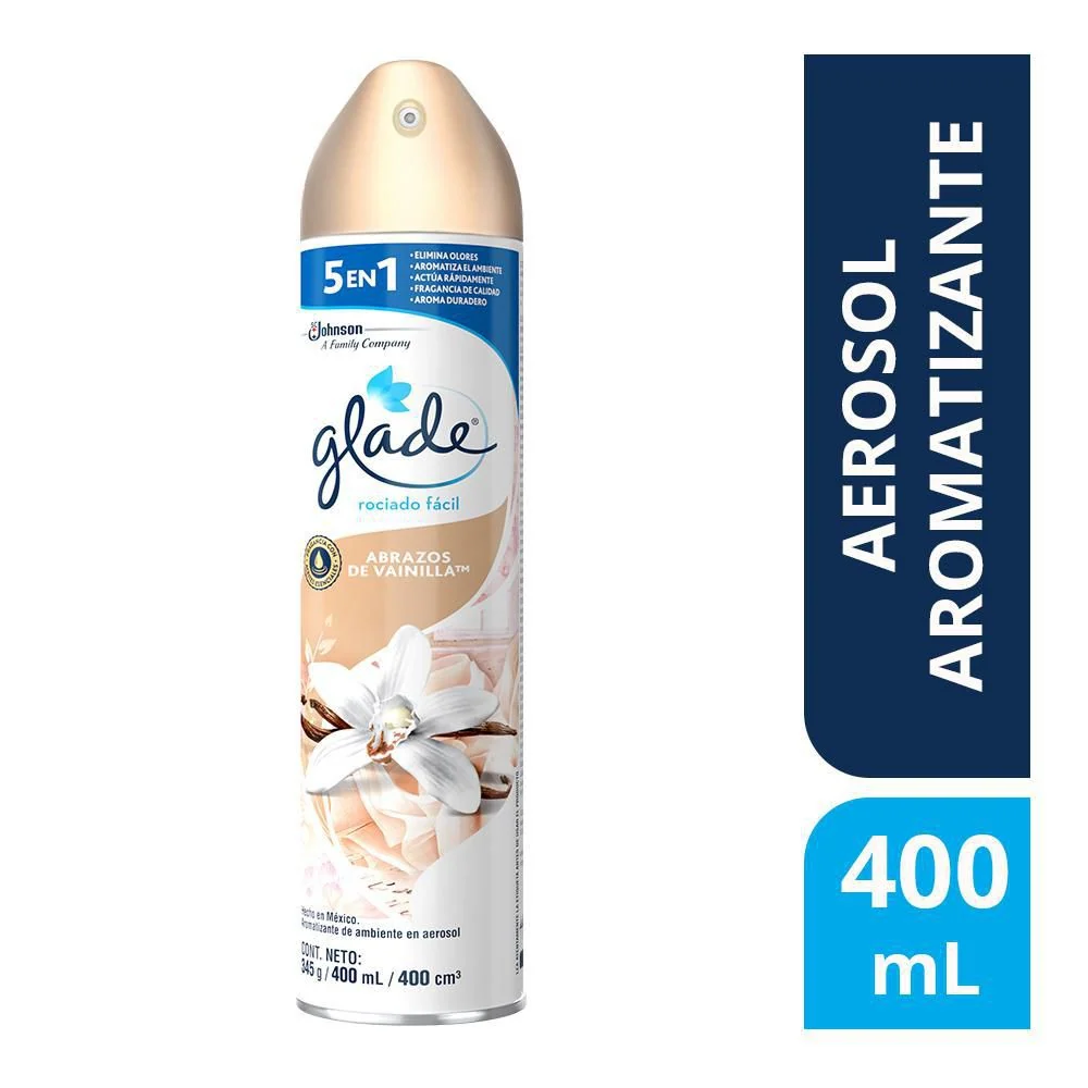 Ambientador Glade 400ml Vainilla Aerosol