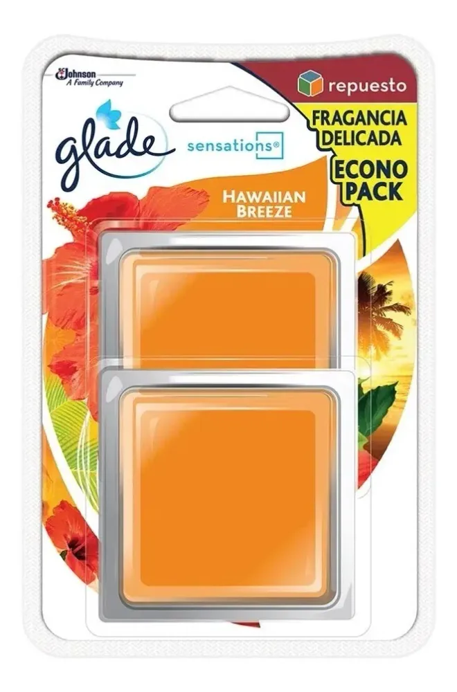 Ambientador Glade Sensations 2 Unidades Hawaiian Breeze Oferta