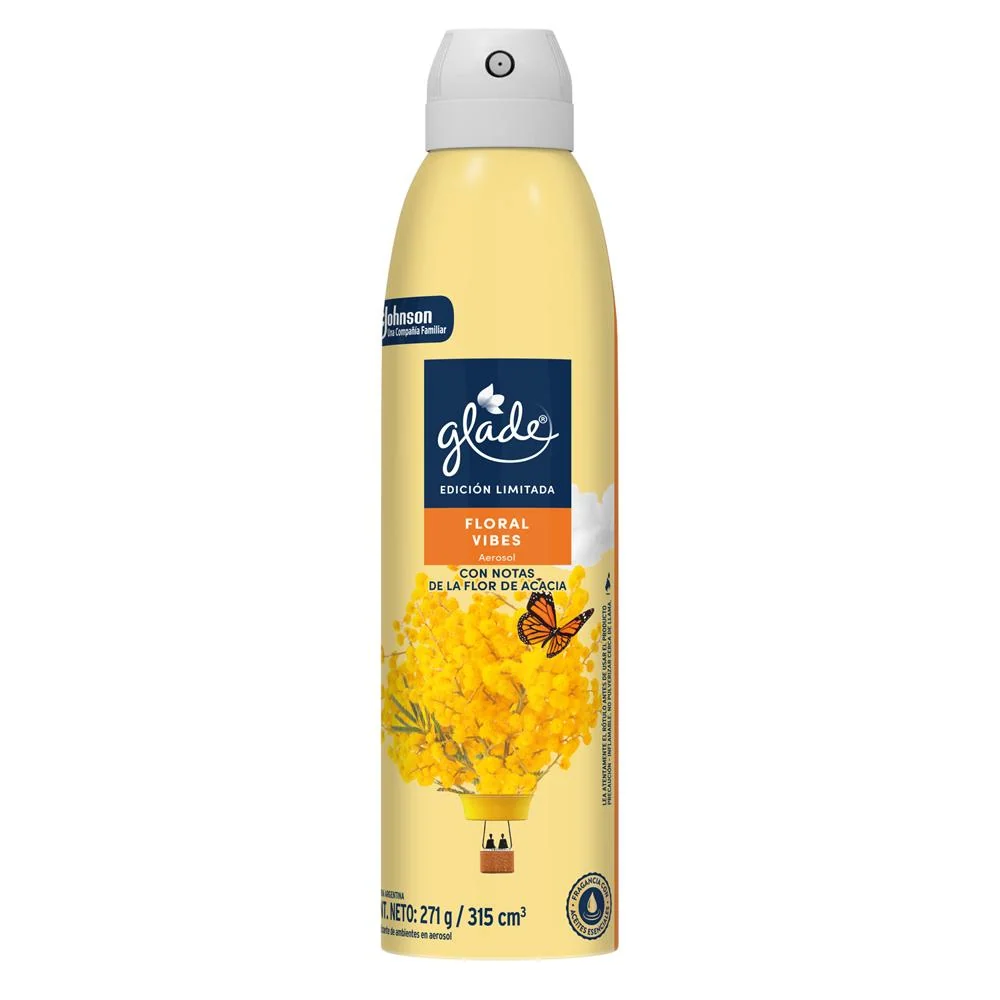 Desodorante Ambiental Aerosol Floral Vibes 315 Cc GLADE