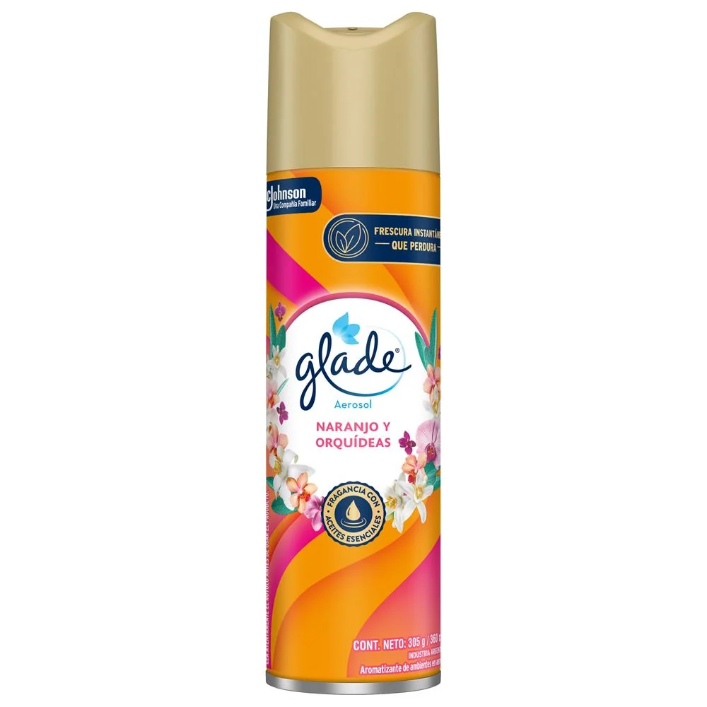 Desodorante Ambiental Aerosol Naranja/Orquídea 360 Ml GLADE