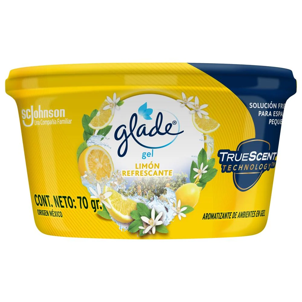 Desodorante Ambiental Mini Gel Limón 70 Gr GLADE