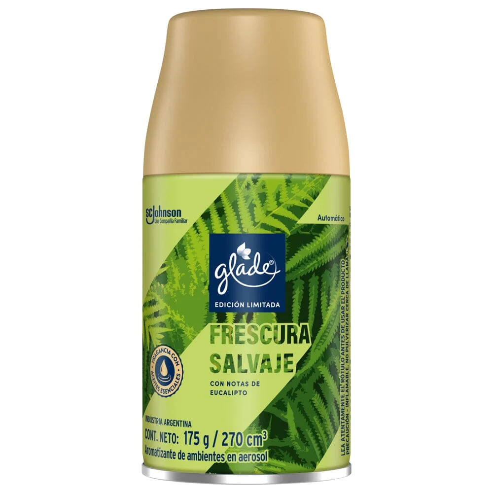 Desodorante Ambiental Repuesto Frescura Salvaje 270 Cc GLADE