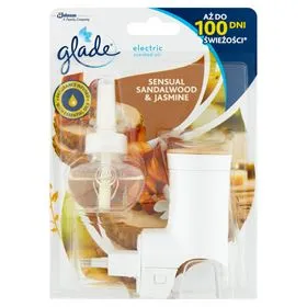 GLADE SENSUAL SÁNDALO & JAZMÍN AMBIENTADOR ELÉCTRICO 20ML