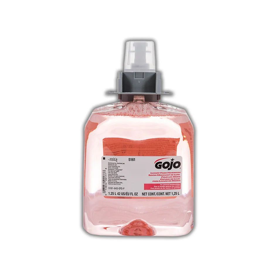 GOJO ESPUMA PARA LAVADO DE MANOS CAJA 4/1.25 LTS USA 5150-06 y 5155-06