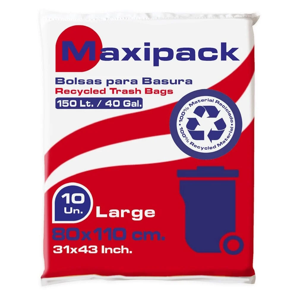 Bolsa Basura Plana 80x110 Cm 25 Micrones 10 Un GOLIAT