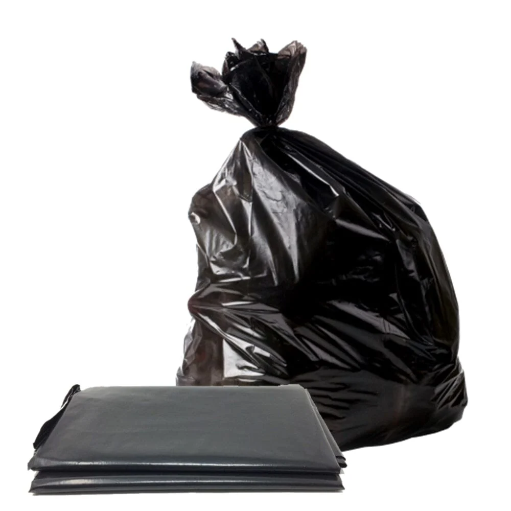 Bolsa Basura Plana Carga Pesada Negra 120 X 150 cm 5 Un 80 Micrones GOLIAT