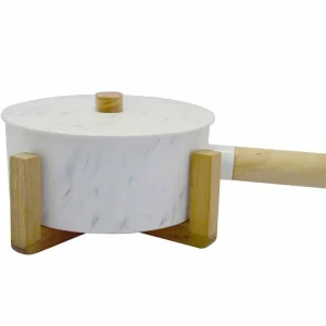Contenedor Redondo con Base de Bambú Good & Good