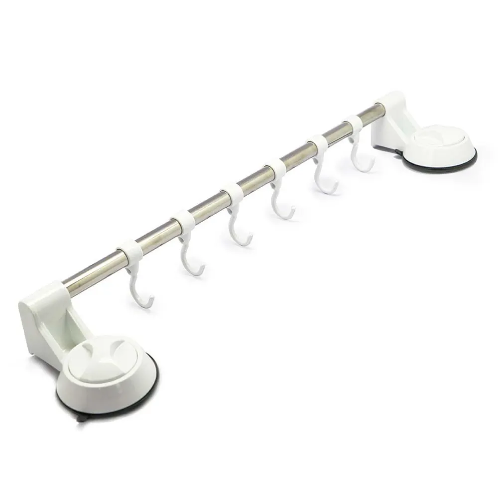 Organizador de pared extendible con 6 ganchos Good & Good