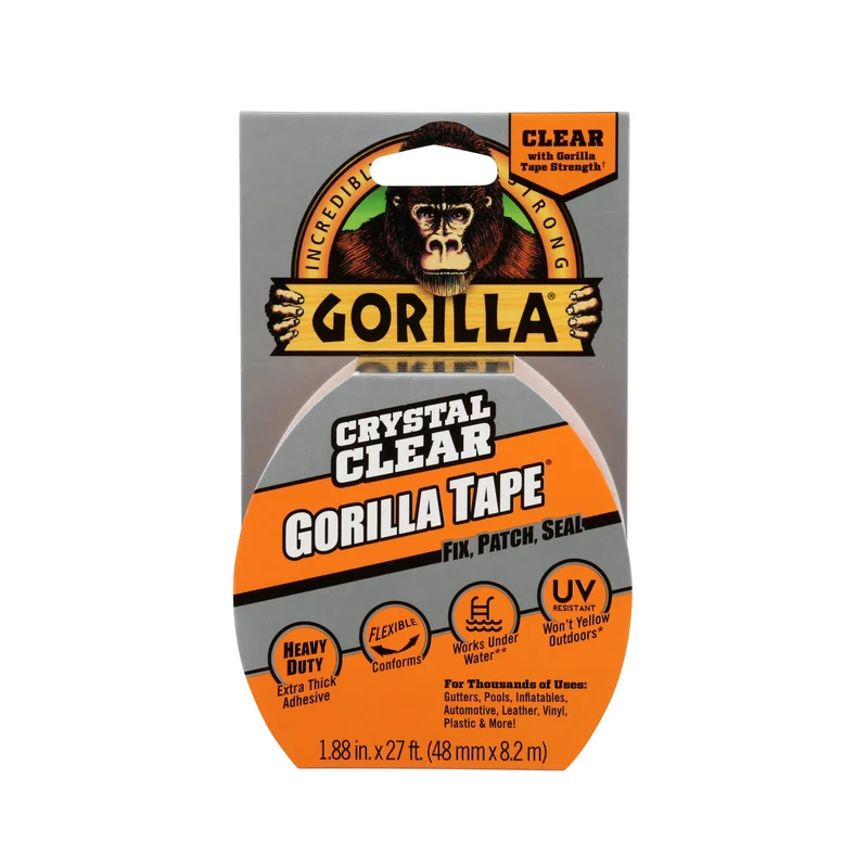 Cinta de reparación transparente Gorilla de 1,88 pulgadas de ancho x 27 pies de largo - Oferta de la semana