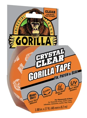 Cinta de reparación transparente Gorilla de 1,88 pulgadas de ancho x 27 pies de largo - Oferta de la semana