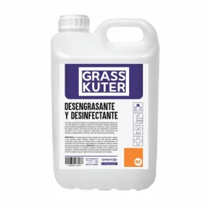 GRASS KUTER 5 LTS DESENGRASANTE Y DESINFECTANTE ALTO PODER ALTO DESEMPEÑO