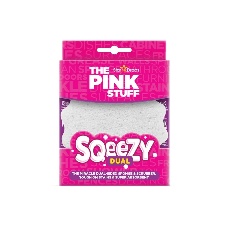 Esponja Squeezy Dual Pink Stuff Grayson