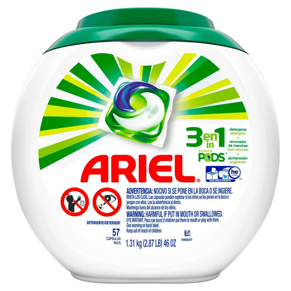 Detergente en Capsulas Ariel 57 Un HBC