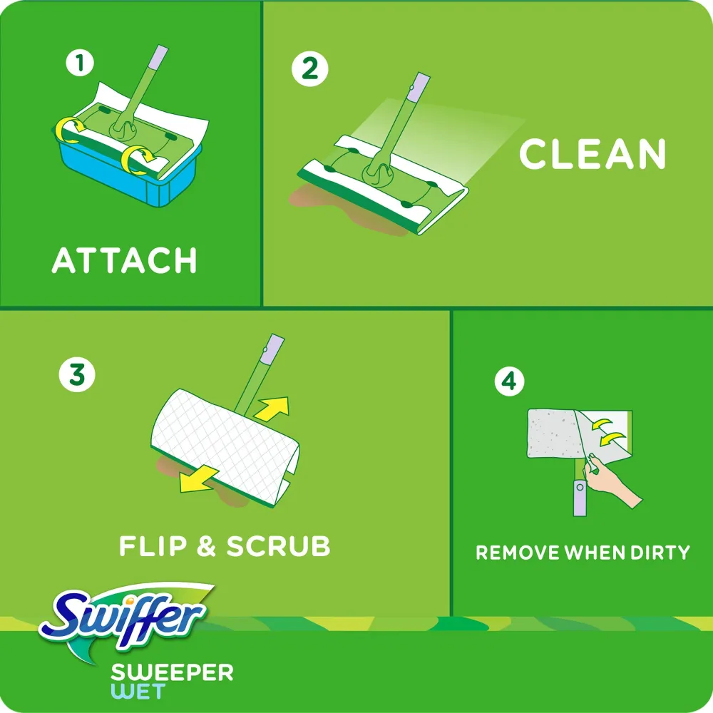 Mopa Humeda Repuesto Swiffer 12 Un HBC
