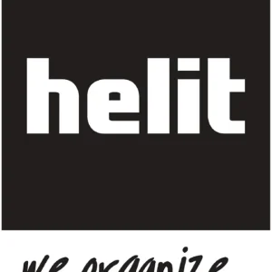 Basurero Helit ( 9000468475 ) plástico negro 2 l