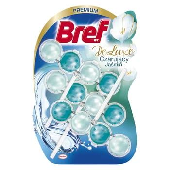 Colgador para inodoro Bref Deluxe Charming Jasmine 3x50g Henkel