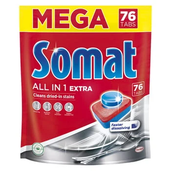 Somat All One Extra Pastillas para Lavavajillas 76 uds. Henkel