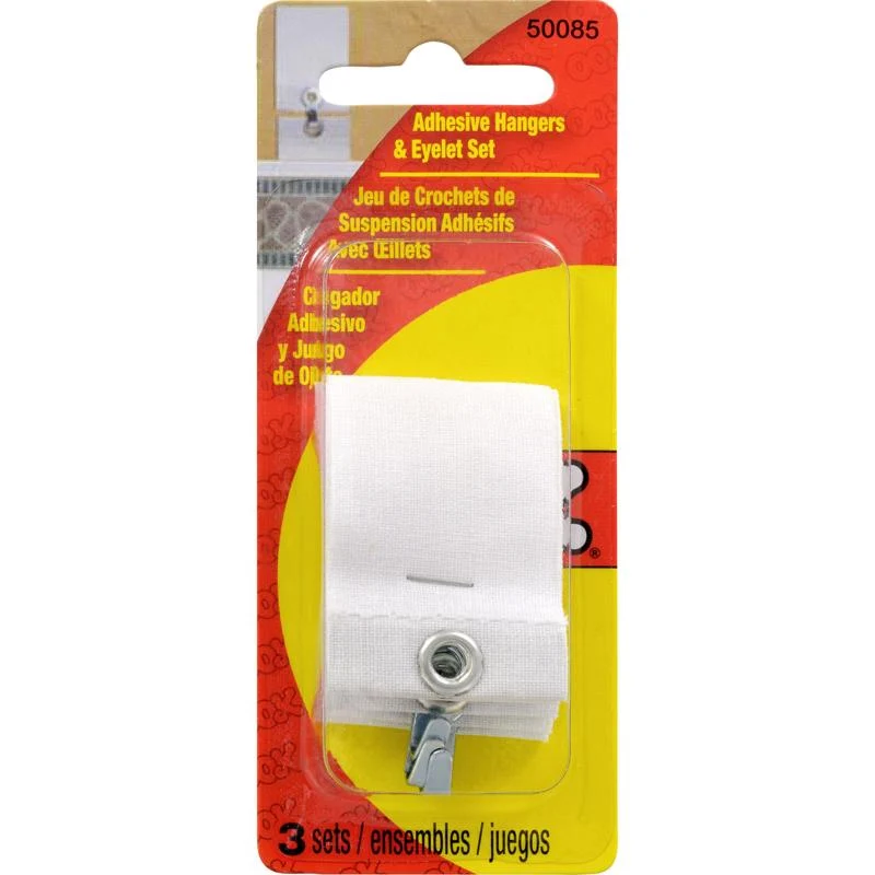 Perchas adhesivas Hillman OOK blancas, 3 lb, paquete de 3 (paquete de 12) - Oferta de la semana