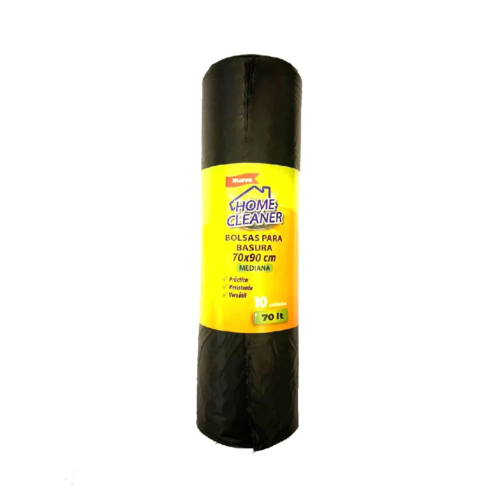 Bolsa de Basura Mediana 70 x 90 Home Cleaner 10 Un