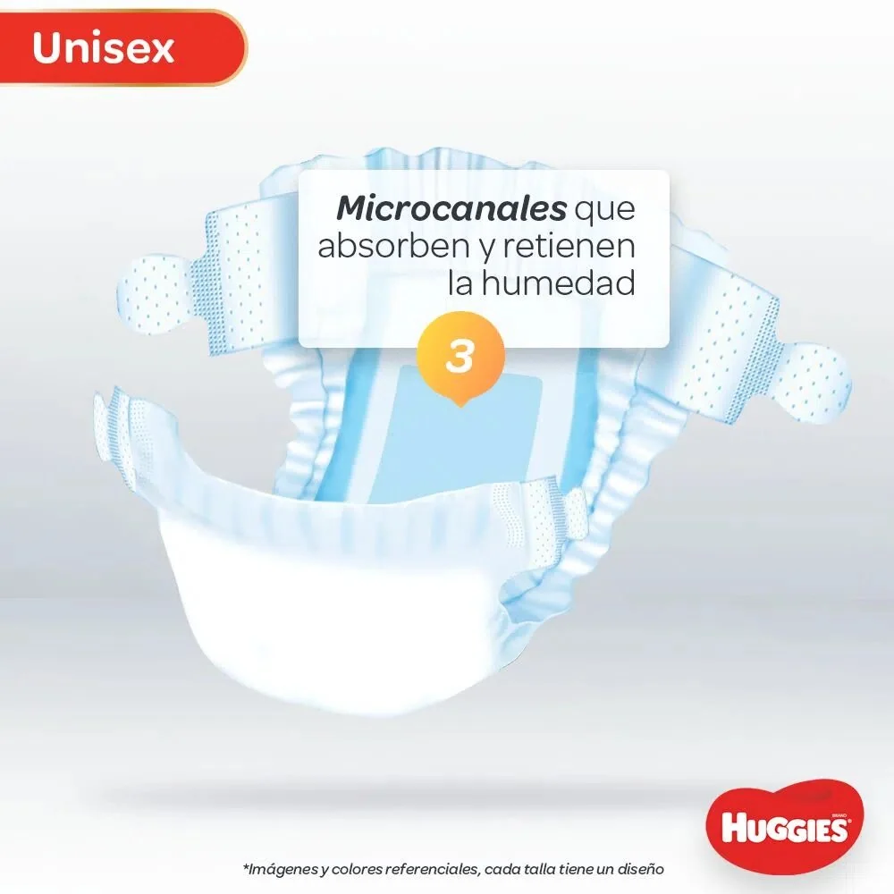Pañal Natural Care Et2 X100 Huggies