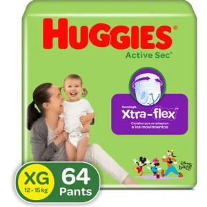 PAÑAL PANTS AJUSTABLE ET4 X64 HUGGIES