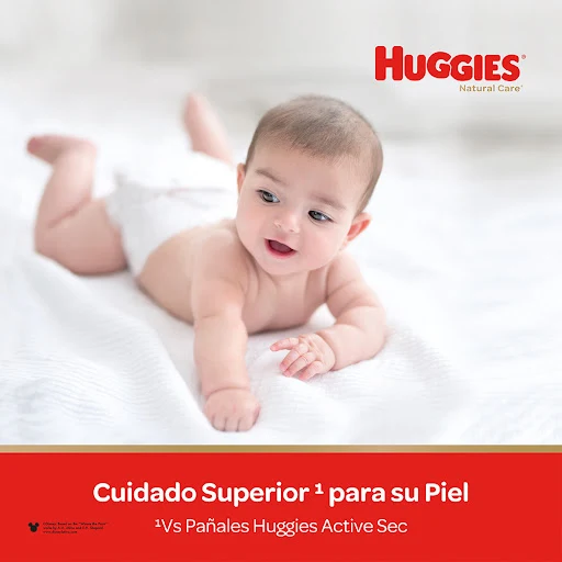 PAÑALES HUGGIES NATURAL CARE ETAPA 4 X25 UND