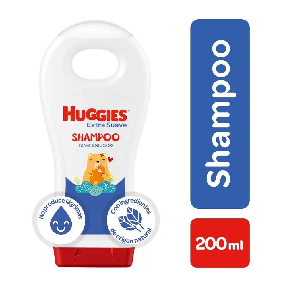 SHAMPOO EXTRA SUAVE X200ML HUGGIES