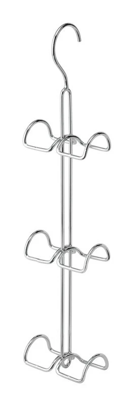 InterDesign 06590 - Portabolsos Classico cromado de 3,25" x 4,5" x 17,75" (paquete de 4) iDesign