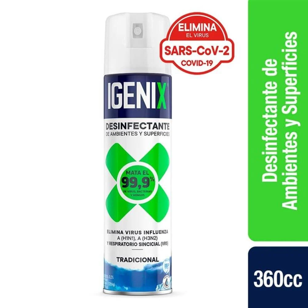 Desinfectante Aerosol 360 Cc Original IGENIX