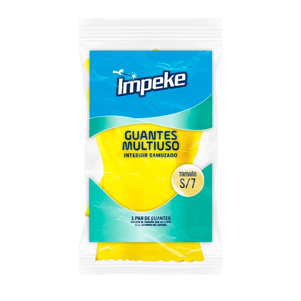 Guante Látex Multiuso Talla S IMPEKE