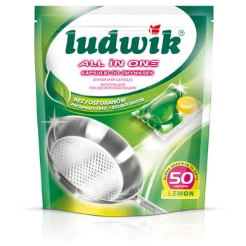 Ludwik All One Cápsulas para Lavavajillas 50 Unid. INCO