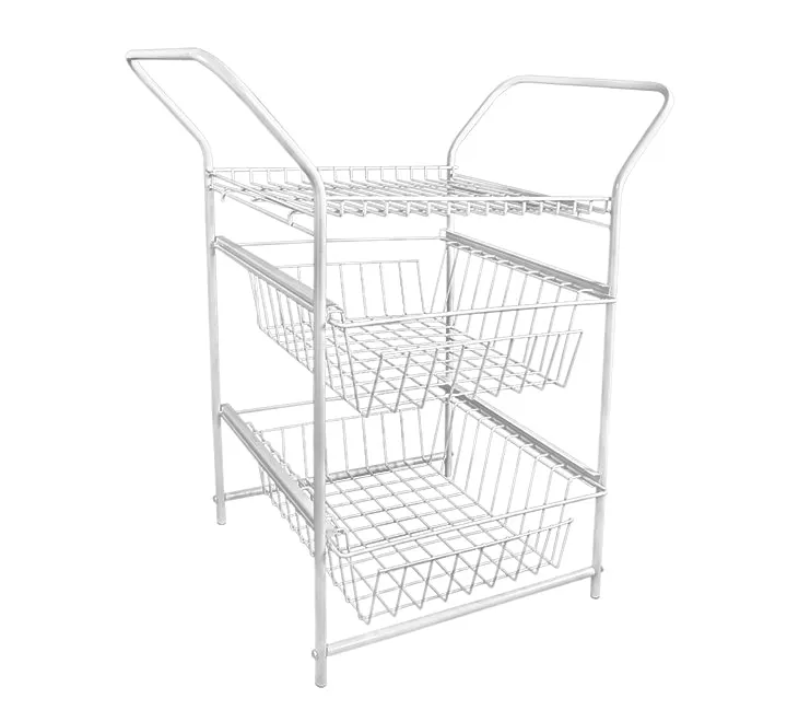 ORGANIZADOR CANASTA TOALLERO BLANCO 6323 INSTA-YA PITALITO